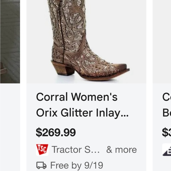 Corral size 8 boots - Picture 3 of 3